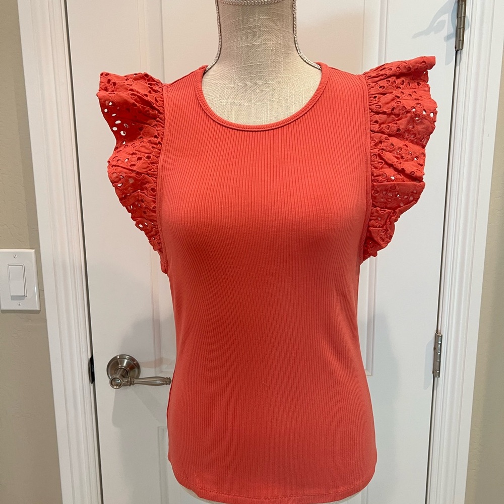 Women's Coral Ruffle Sleeve Top from Sundance